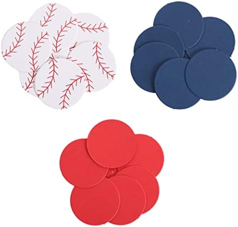 Baseball konfeti 180pcs za ukrašavanje blagdanskog stola sportski tematski rođendanski dekor za dječji tuš rekviziti za foto kabinu