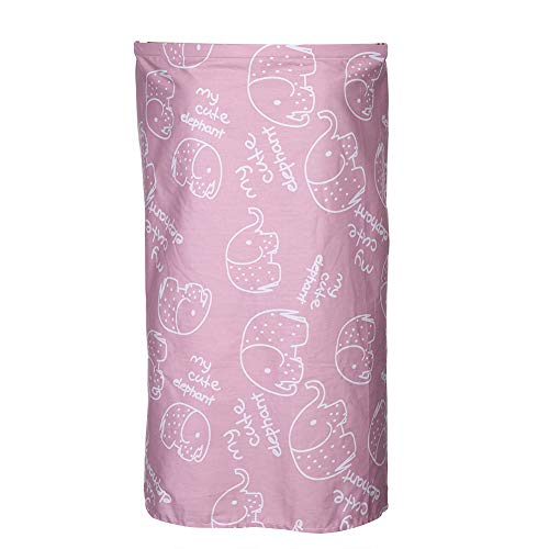 Navlaka za dojenje beba deka za dojenje šal prozračna pamučna navlaka za dojenje ružičasti slon