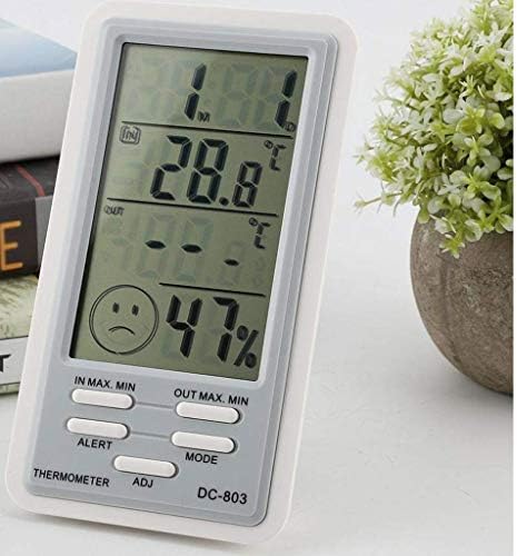 Sobni termometar bo digitalni LCD zaslon unutarnji vanjski termometar higrometar vlage s minimalnom maksimalnom vrijednošću i Bo