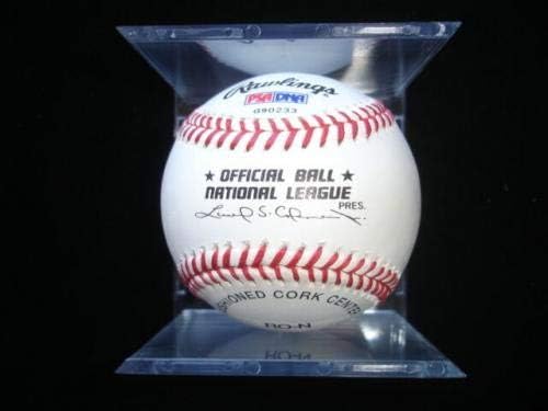 Mike Hargrove Autografirani baseball PSA/DNA Nacionalne lige - Autografirani bejzbol