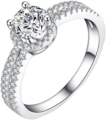 Zaručnički zaručnički prsten kreativno okruglo pakiranje ženski prsten od cirkona za žene prsten za srce na nožnom prstu