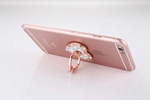 360-inčni rotirajući držač prstena za mobilni telefon s metalnim dijamantnim prstenom za prste za A-i druge pametne telefone