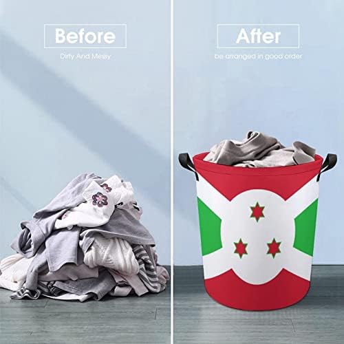 Zastava Buregundi košara za rublje sklopiva košara za rublje torba za odjeću kutija za odlaganje s ručkama za hotelski dom