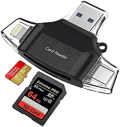 BoxWave Smart Gadget kompatibilan s tabletom OKSSEA Kids OKS10068 - AllReader SD čitač kartica, MicroSD čitač kartica SD Compact USB
