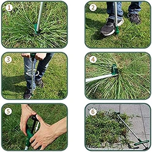 Alat za uklanjanje korijena biljaka od 3 kandže od nehrđajućeg čelika alat za uklanjanje korova u vrtu ojačani ručni alat za uklanjanje