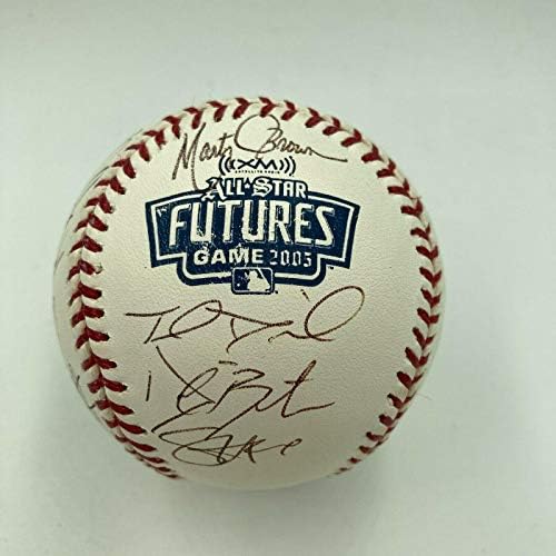 Justin Verlander Pre Rookie 2005 Futures All Star Game Team potpisao je bejzbol MLB - Autografirani bejzbols