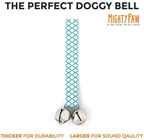 Moćna šapa Tinkle Bells 2.0, dizajnerski pseći na vratima, stilska tkanina s vrhunskim zvonima, zvona za domovinu vrata za trening