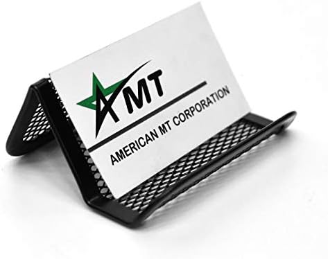 AMT posjetnički držač za stol stolne stolne računalne kartice Mesh