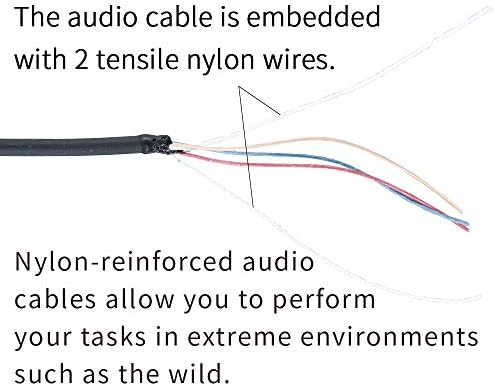 Slušalica WODASEN GP328 Plus za voki toki Motorola GP338 Plus GP338XLS GP344 akustične cijevi Pogo Pin Pojačan kabel za Mikrofon s