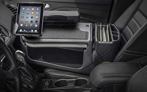 AutoExec AUE15150 GIPMaster Car Desk siva završna obrada s postoljem pisača i nosačem tableta