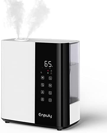 5L ovlaživač zraka s toplom i hladnom maglom za spavaću sobu / velike sobe, maksimalni kapacitet 550 ml / h, ultrazvučni isparivač,