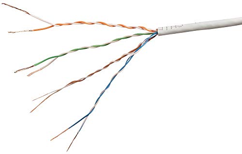 Monoprice Cat6 Ethernet Patch kabel - 25 stopa - bijelo | Snagless RJ45 nasukani 550MHz UTP CMR RISER Ocijenjeni čista gola bakrena
