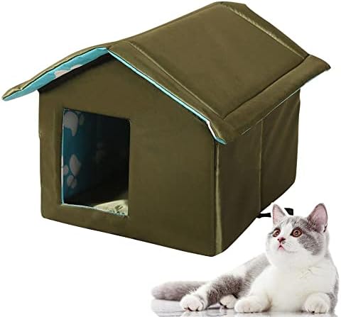 ; Topla vanjska kućica za mačke sklopiva kućica za mačke za kućne ljubimce otporne na vremenske uvjete kućice za mačke za pse Na otvorenom