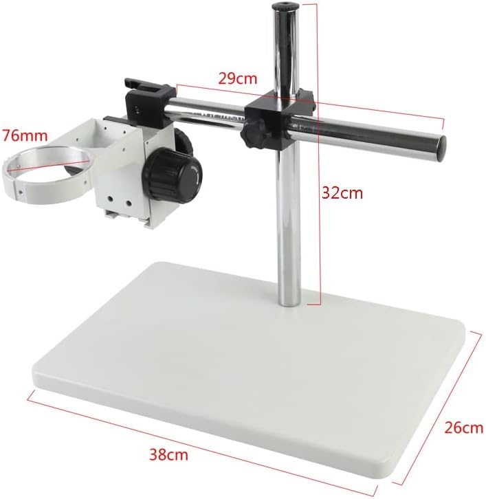 Industrijski binokularni trinokularni mikroskop nosač nosača fotoaparata 76 mm univerzalni rotirajući radni stol za održavanje od 360