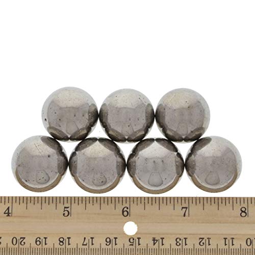 Materijali: 50 komada srebrnih magnetskih hematitnih krugova od 1 inča-volumetrijski Feritni magneti za obrt, znanost, hobi, hladnjak,