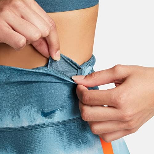 Nike Women's One Luxe Dri-Fit 7 Srednjeg tiskanih kratkih kratkih hlača