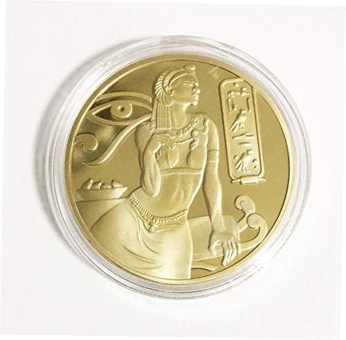 Egipatska - Drevna božica Isis Piramide Komemorativni kolekcionar novčića Egipat
