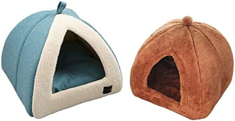 2.0 mekani krevet za kućne ljubimce kućica za mačke s jastučićem topli krevet za štene mačića zeca ježa stil kućnog ljubimca