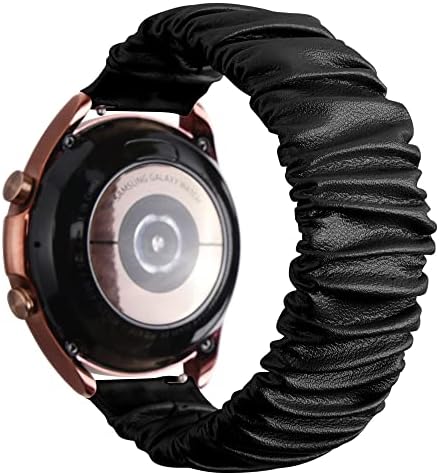 Wonjoy Leather Scrunchies Band kompatibilan sa Samsung Galaxy Watch 5 & 4/Watch 5 Pro 45 mm/Active 2 40 mm 44 mm/galaxy sat 4 klasični