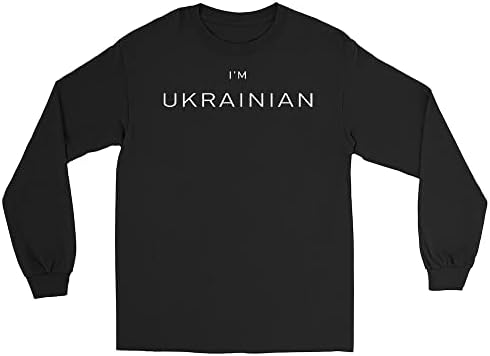 Predsjednik Banisiworld Volodymyr Zelensky - Natpis Ja sam Ukrajinska muška košulja dugih rukava