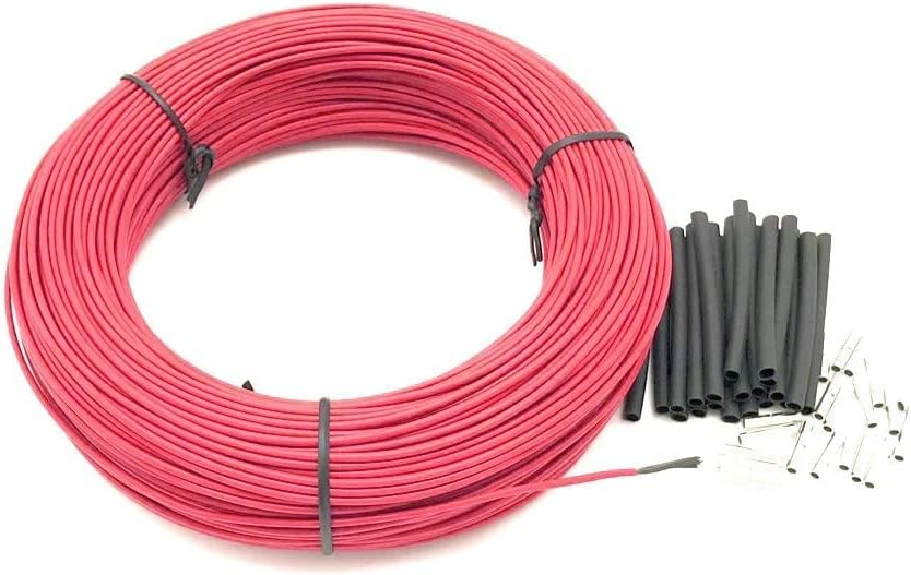 Sustav grijaćih kabela od fluoropolimernih ugljičnih vlakana izborno podno grijanje 2 mm 12 do 33 ohma električna podna žica od ugljičnih