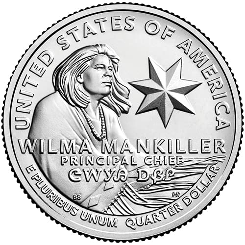 2022. d Bu američke žene četvrtine Wilma Mankiller Quarter Choice Unculided US metvice