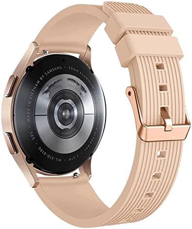 BNEGUV 20 mm silikonski remen za Samsung Galaxy Watch 4/3 41/42 mm/aktivan 2/Gear Sport Watchband narukvica za Huawei Watch GT2/3 42