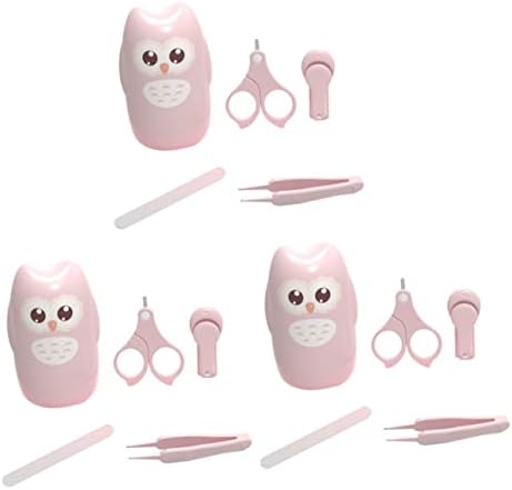 Hemoton 3 sets za bebe škare za nokte kit za bebe dječje odijelo za djecu škare za nokte za nokte clippers za nokte za djecu set za