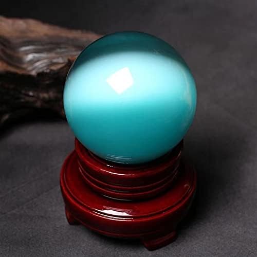 Acinra Blue Cat EyeBallcrystal Stone Ball Ball Dekoracija