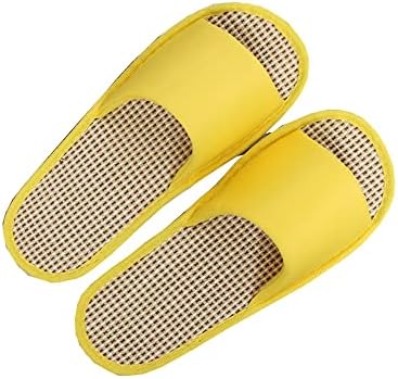 CN Herb 3 pari za jednokratne papuče za goste, kućne papuče za goste, otvorene papuče u zatvorenim nožnim prstima udobno za pranje,