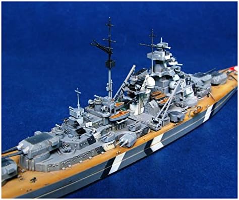 1/700 km bojni brod Bismarck Plastični montažni model mornaričkog bojnog broda zagonetka jedriličarska tematska zabava