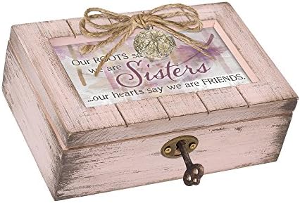 Vikendica Garden Sisters Hearts Blush Pink Locket Gite Music Box igraju to prijatelji