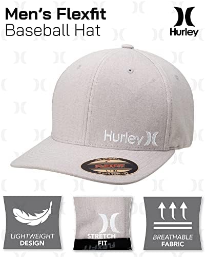 Hurley muški i jedini Corp Flexfit perma Curve Curve Bill Baseball Hat
