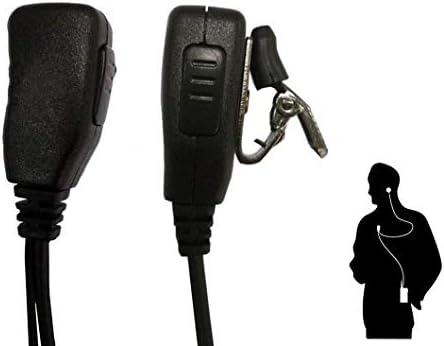AIRSN 2-pin slušalice / slušalice FBI za voki toki Baofeng Radio sa čistim zvukom, mikrofona i PTT i mekan i udoban akustične cijevi