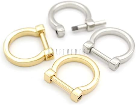 Prstenovi u obliku prstena s vijčanim okovom koji se može zatvoriti držač za ključeve u obliku potkove prsten u obliku prstena u obliku