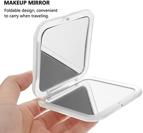 Frcolor putovanja kompaktno ogledalo savijanje džepnog ogledala 10x dvostrano povećalo ogledalo ručno kozmetičko ogledalo prijenosna