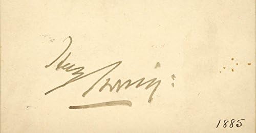 Sir Henri Irving-potpis oko 1885