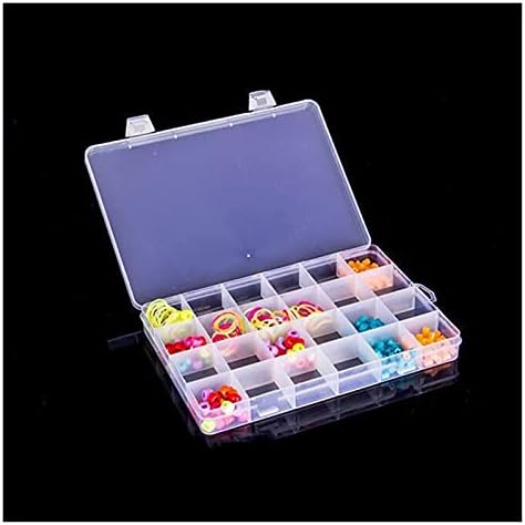 5205 podesiva prozirna kutija za savjete za dizajn noktiju s malim komponentama plastični organizator za pohranu tableta s perlicama