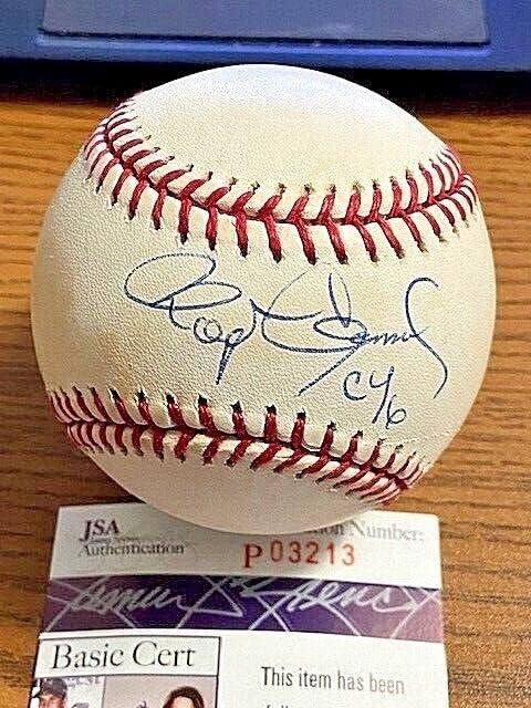 Roger Clemens potpisao je autogramirani OML bejzbol! Yankees! Red Sox! Cy6 JSA! - Autografirani bejzbol