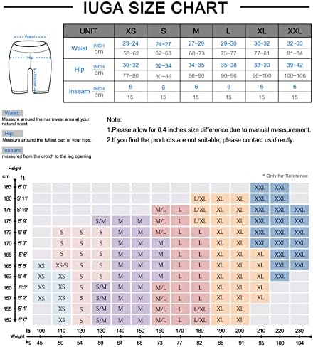 IUGA Premium hlače Set - Uključuje 1 Capri gamaše za žene s džepovima ， 1 biciklističke kratke hlače žene s džepovima za vježbanje