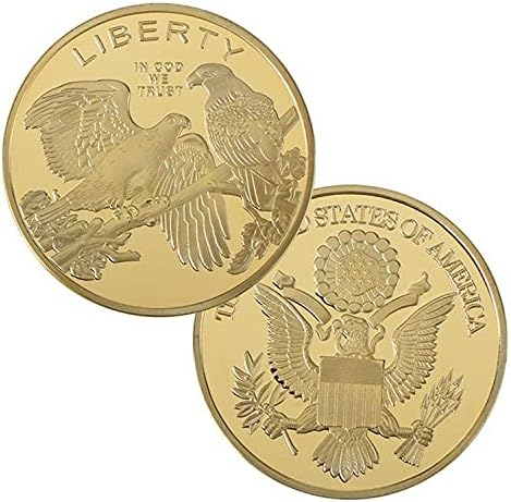2PCS ZLATNICAMEMORATIVECOINamericaNeagle Coin 2021 Izdanje Kolekcionara s ograničenim izdanjem sa zaštitnim naslovnicama Coinge Challenge