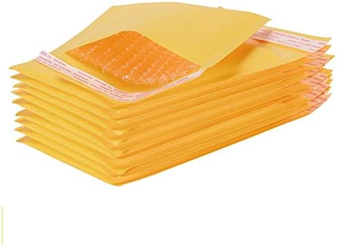 10 pakiranja mekih omotnica A5, omotnice s mjehurićima veličine 6,50 inča 8, 66 inča, vrećice za pakiranje u narančastoj boji sa samoljepljivom