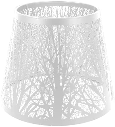 Lurrose stolna svjetiljka nijansa Metalna svjetiljka nijanse E27 Moderna bubnjeva lampica bačvi Poklopac drveće sjene sjene za sjenu
