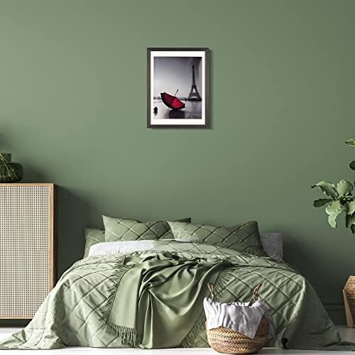 Skivela 12x16 prikaz okvira za slike Slike 11 × 14 s prostirkom 12 × 16 bez prostirki za prikaz gornjeg stola i zida za ugradnju foto