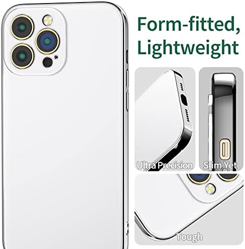 DDJ Metalic Color iPhone 14 Pro fuse, puna objektiva kamere podignute ojačane zaštite od uglova, luksuzno oblaganje mekih rubnih odbojnika