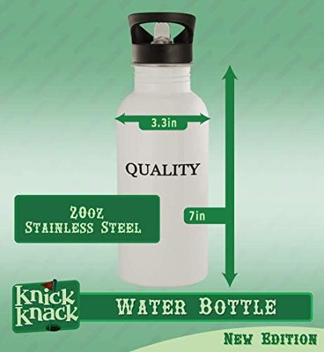 Knick Knack Pokloni Saltpeter - 20oz hashtag od nehrđajućeg čelika Vanjska boca vode, srebro
