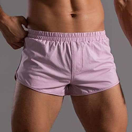 BMISEGM Boxer Shorts za muškarce pakirajte muške ljetne boje pamučne hlače Elastični pojas labave brze suhe melase melase