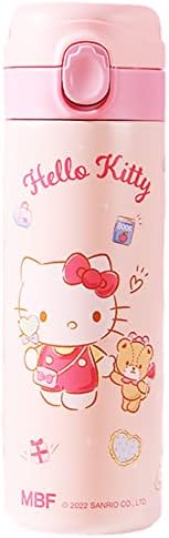 Svakodnevni užici zdravo kitty nehrđajući čelik izolirana boca vode 420ml - ružičasta