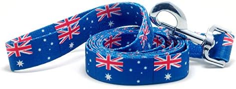 Ovratnik za pse i povodac s zastavom Australije | Izvrsno za australijske praznike, posebne događaje, festivale, dane neovisnosti i