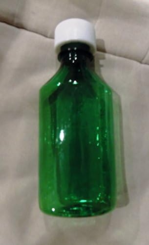 Diplomirane ovalne plastične boce bez BPA bez BPA-a i kapice zeleno 4 unce od 25 farmaceutskih stupnjeva
